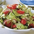 Cherry Tomato Cucumber Feta Salad